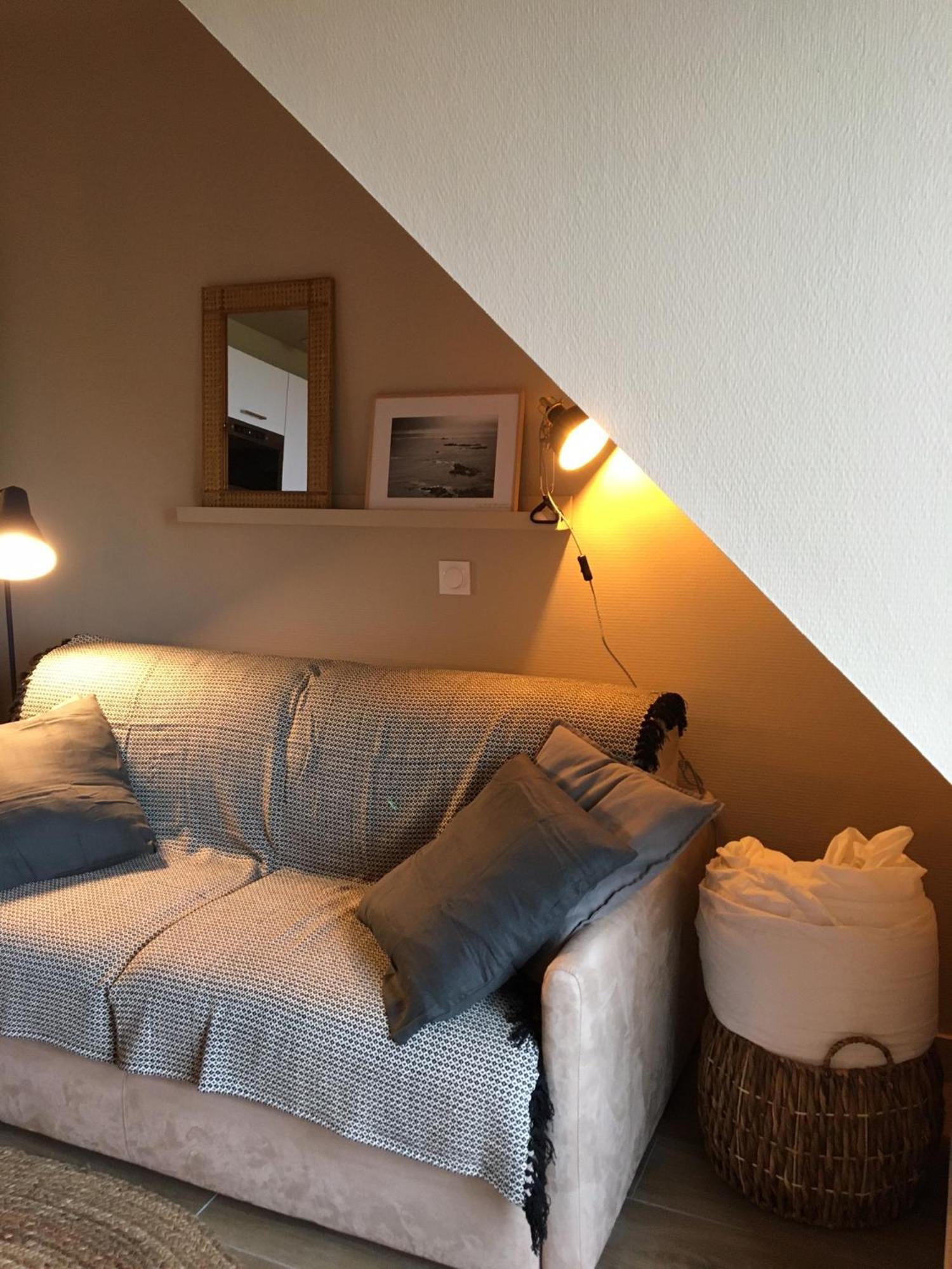 Appart-Studios Vue Mer Panoramique St Guenole Cote Mer Penmarcʼh Kamer foto